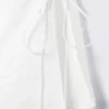 Sleeveless Boat-Neck Tie Top – White Sleeveless Boat-Neck Tie Top – White