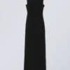 Sleeveless Cotton Jersey Maxi Dress – Black Sleeveless Cotton Jersey Maxi Dress – Black