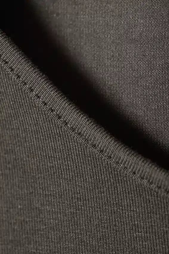 Sleeveless Cotton Jersey Maxi Dress – Dark Grey Sleeveless Cotton Jersey Maxi Dress – Dark Grey