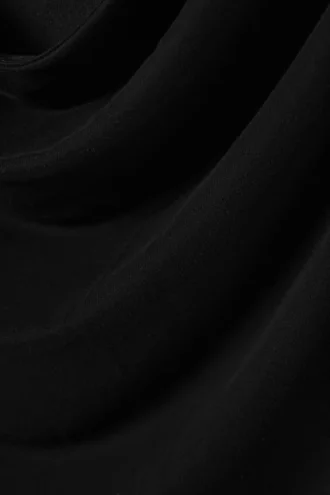 Sleeveless Draped Waterfall Top – Dark Grey