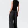Sleeveless Funnel Neck Top – Black Sleeveless Funnel Neck Top – Black