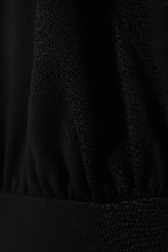 Sleeveless Halter Mini Dress – Black Sleeveless Halter Mini Dress – Black