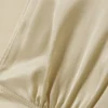 Sleeveless V-Neck Satin Top – Light Dusty Beige