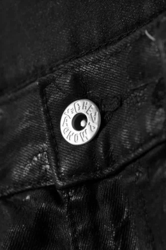 Sleeze Skinny Cracked Jeans – Black | Cheap Monday Gb