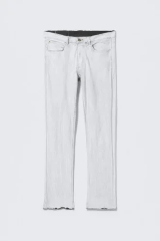 Sleeze Skinny Cracked Jeans – White | Cheap Monday Gb