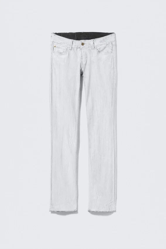 Sleezie Low Rise Skinny Cracked Jeans – White | Cheap Monday Gb Sleezie Low Rise Skinny Cracked Jeans – White | Cheap Monday Gb