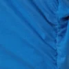 Slim Fit Draped Lyocell Top – Blue Slim Fit Draped Lyocell Top – Blue