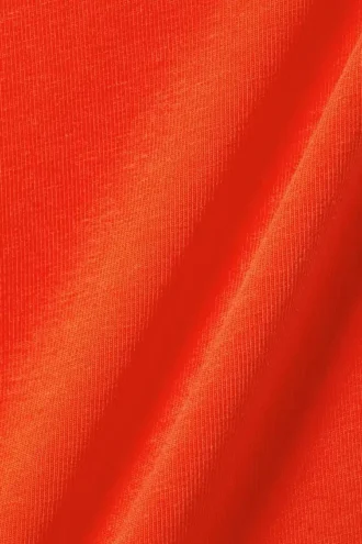Slim Fit Halterneck Strap Top – Bright Orange