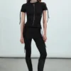 Slim Fit Knot Tee – Black Slim Fit Knot Tee – Black