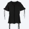 Slim Fit Knot Tee – Black Slim Fit Knot Tee – Black