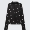 Slim Fit Long-Sleeve Top – Black Slim Fit Long-Sleeve Top – Black