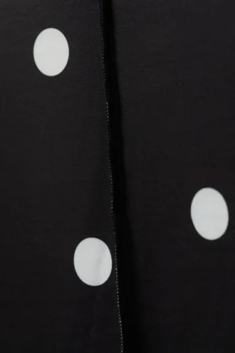 Slim Fit Long-Sleeve Top – Black