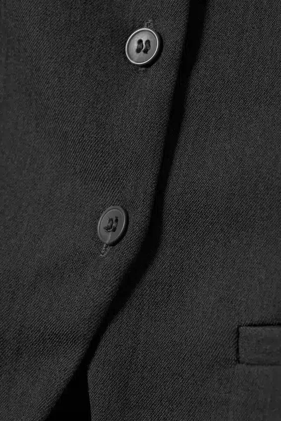 Slim Fit Suiting Waistcoat – Dark Grey Melange Slim Fit Suiting Waistcoat – Dark Grey Melange