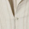 Slim Fit Textured Blouse – Light Beige Slim Fit Textured Blouse – Light Beige