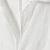 Slim Fit Textured Blouse – White Slim Fit Textured Blouse – White