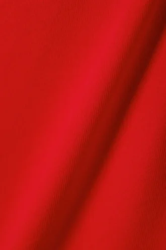 Slim Fitted Cotton Singlet – Bright Red