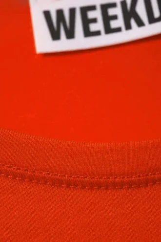 Slim Fitted Long Sleeve – Bright Orange