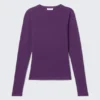 Slim Fitted Long Sleeve – Dark Purple Slim Fitted Long Sleeve – Dark Purple