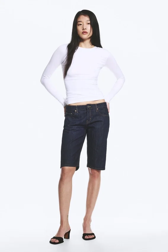 Slim Fitted Long Sleeve – White Slim Fitted Long Sleeve – White