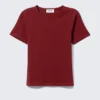 Slim Fitted T-Shirt – Dark Red Slim Fitted T-Shirt – Dark Red