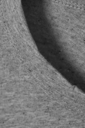 Slim Fitted T-Shirt – Grey Melange