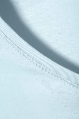 Slim Fitted T-Shirt – Light Blue