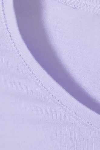 Slim Fitted T-Shirt – Light Purple