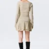 Slim Knitted Boat-Neck Sweater – Beige Slim Knitted Boat-Neck Sweater – Beige