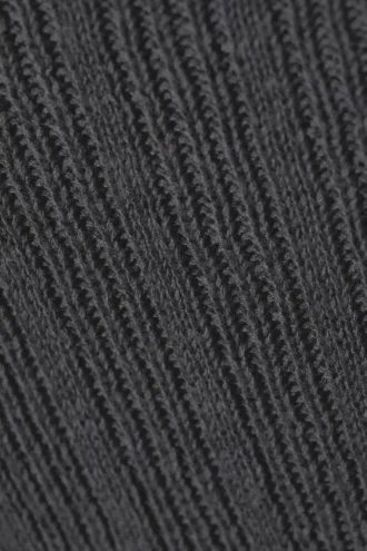 Slim Knitted Boatneck Tank Top – Dark Grey