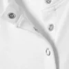Slim Long-Sleeved Buttoned Cardigan – White Slim Long-Sleeved Buttoned Cardigan – White