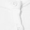 Slim Long-Sleeved Henley Top – White Slim Long-Sleeved Henley Top – White