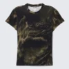 Slim Printed Baby Tee – Dark Brown – Dragon Slim Printed Baby Tee – Dark Brown – Dragon