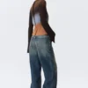 Slim Printed Long-Sleeved Top – Dark Brown Gradient Slim Printed Long-Sleeved Top – Dark Brown Gradient