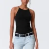 Slim Racerback Tank Top – Black Slim Racerback Tank Top – Black