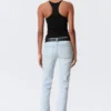 Slim Racerback Tank Top – Black Slim Racerback Tank Top – Black