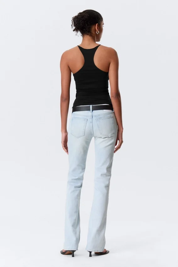 Slim Racerback Tank Top – Black Slim Racerback Tank Top – Black