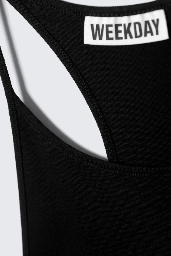 Slim Racerback Tank Top – Black Slim Racerback Tank Top – Black