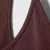 Slim Racerback Tank Top – Burgundy
