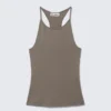Slim Racerback Tank Top – Dusty Grey Slim Racerback Tank Top – Dusty Grey