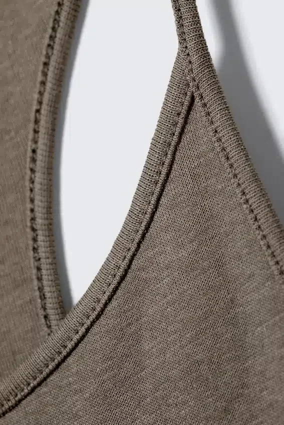 Slim Racerback Tank Top – Dusty Grey Slim Racerback Tank Top – Dusty Grey