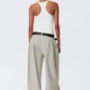 Slim Racerback Tank Top – Off-White Slim Racerback Tank Top – Off-White