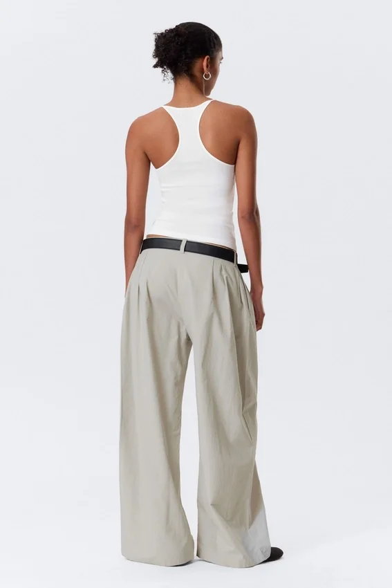 Slim Racerback Tank Top – Off-White Slim Racerback Tank Top – Off-White