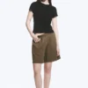 Slim Short-Sleeved Cotton T-Shirt – Black Slim Short-Sleeved Cotton T-Shirt – Black