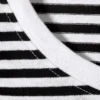 Slim Short-Sleeved Cotton T-Shirt – Black & White Stripe Slim Short-Sleeved Cotton T-Shirt – Black & White Stripe