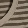 Slim Short-Sleeved Cotton T-Shirt – Dark & Light Mole Stripes Slim Short-Sleeved Cotton T-Shirt – Dark & Light Mole Stripes