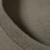 Slim Short-Sleeved Cotton T-Shirt – Dusty Khaki Green Slim Short-Sleeved Cotton T-Shirt – Dusty Khaki Green
