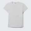Slim Short-Sleeved Cotton T-Shirt – Grey Melange Slim Short-Sleeved Cotton T-Shirt – Grey Melange