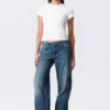 Slim Short-Sleeved Cotton T-Shirt – White Slim Short-Sleeved Cotton T-Shirt – White