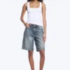 Slim Square Neck Ribbed Tank Top – White Slim Square Neck Ribbed Tank Top – White