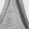 Slim Strap Tank Top – Grey Melange Slim Strap Tank Top – Grey Melange